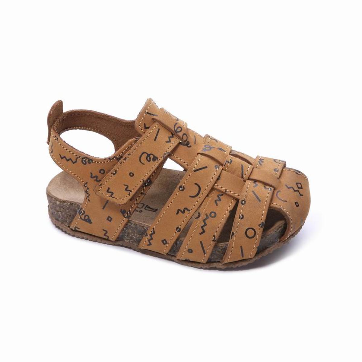 512 V 2003 31-36 ERKEK DERİ ÇOCUK SANDALET