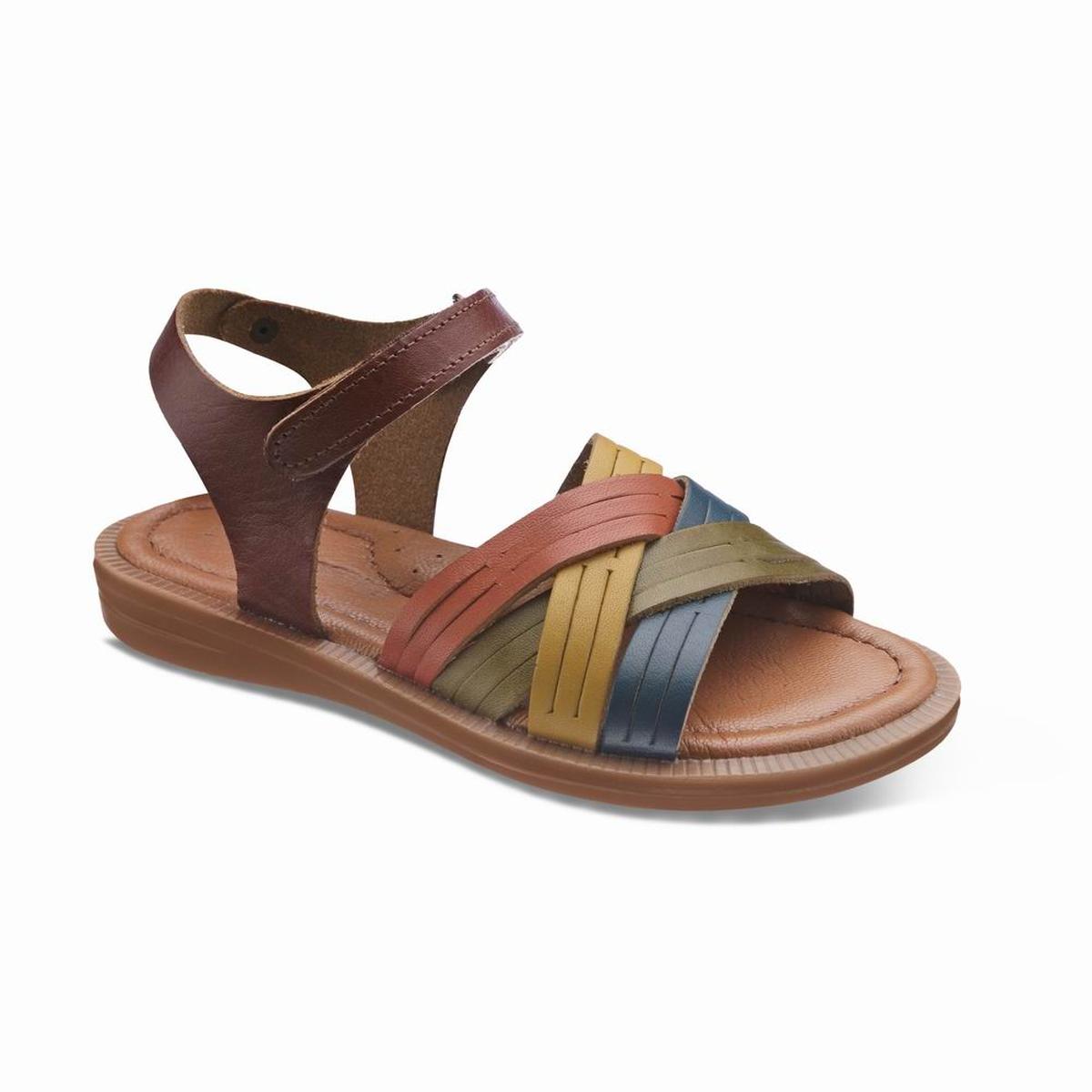 512 V 3807 31-36 KIZ DERİ ÇOCUK SANDALET